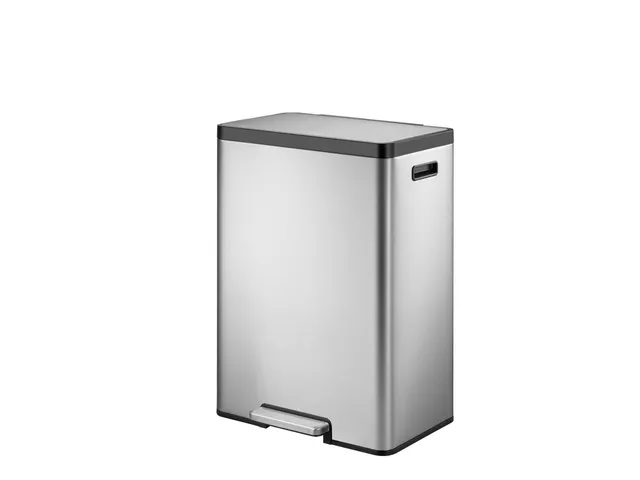 Ecocasa Ii Recycling Pedaalemmer Mat RVS 20 Liter + 20 Liter