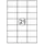 Etiket Quantore 70x42.3mm wit 2100 stuks