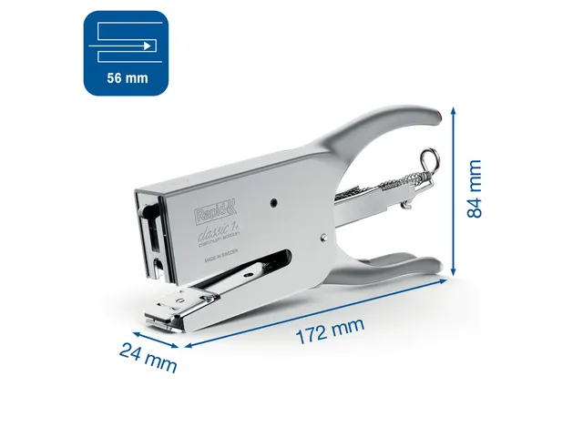 Niettang Rapid K1 50vel 24/6 platinum