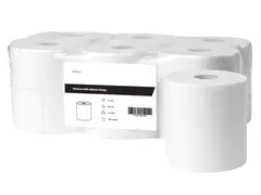 Poetsrol Midi Cellulose 2-laags Wit FSC