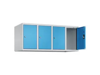 opzetkast,v. locker,4vak.,vak B 300mm,HxBxD 500x1200x500mm - 1
