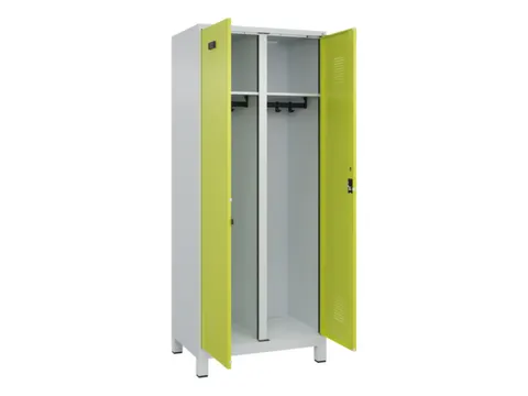 locker voor scheiding van kleding,HxBxD 1950x800x500mm,2vak
