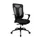 Bureaustoel,Synchroonmech.,M. Armleuningen,Zitting Stof Zwart