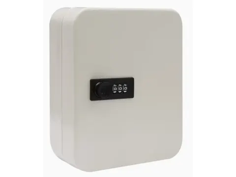 Sleutelkast 30 Sleutels Wandmontage Met Wachtwoordcode Wit