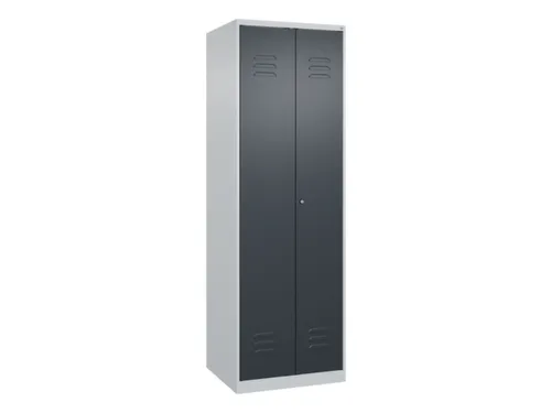 locker voor scheiding van kleding,HxBxD 1850x600x500mm,2vak