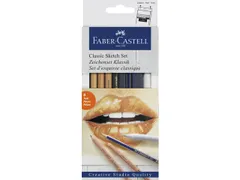 Potloodset Faber-Castell classic 6-delig