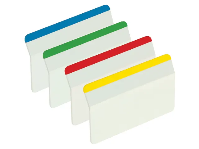 Indextabs Post-it 686A1 38x50.8mm strong gebogen assorti 24 tabs