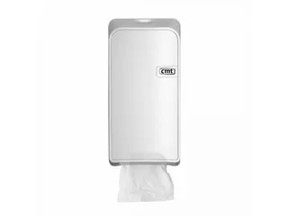 CMT Quartz Toiletpapierdispenser Bulkpack Wit - 1