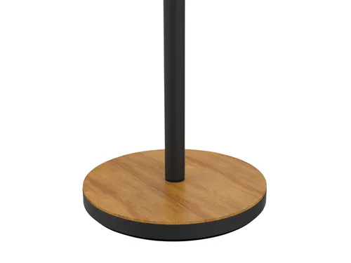Vloerlamp Unilux Baly led bamboe zwart