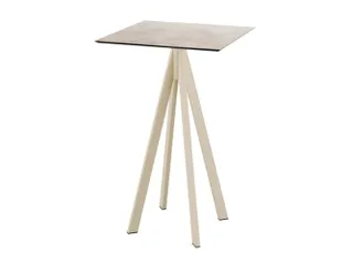 statafel,HxBxD 1090x700x700mm,rechthoekig,4voeten zandkleuren - 1