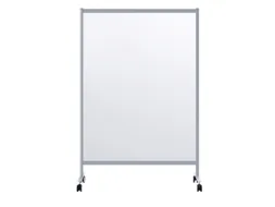 mobiel hygiënescherm 1800x1200x390mm enkel veld PMMA