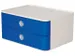 smart-box Han Allison avec 2 tiroirs bleu royal, empilable