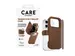 PanzerGlass CARE by Tango 2-in-1 Wallet Case Brown w. MagSafe iP