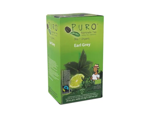 Puro Bio thee Earl Grey fairtrade 25 zakjes