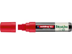 Paintmarker edding 52 EcoLine op waterbasis 4-15mm rood