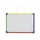 Whiteboard MAUL 24x35cm 2-zijdig beschrijf- wisbaar magnetisch staal