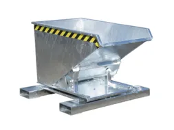 3-zijdig Kantelende Kiepbak 0.60m³ 890x 1010x 1260mm