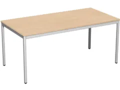 Bureau Hxbxd 720x1600x800mm Bladdecor Beuken Frame Ral7035