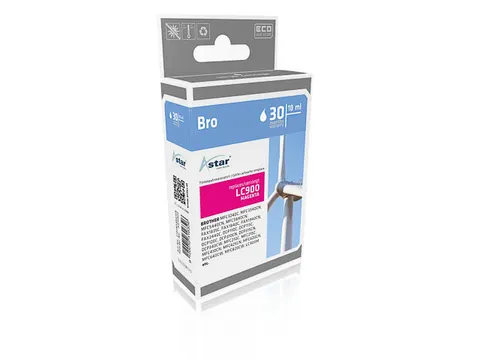 AS15902 BROTHER LC900M DCP/MFC Inkt magenta rebuilt 400pag 11,3ml