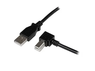2m USB 2.0 A naar rechtshoekige B-kabel M/M - 1