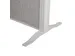 MAULconnecto Scheidingswand 3x lichtgrijs Voet Wit
