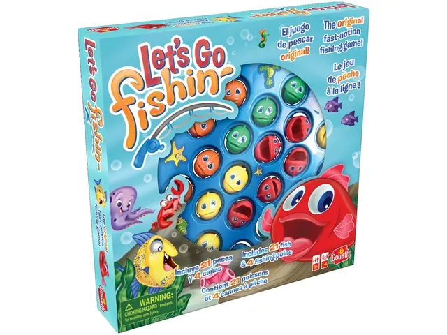 Spel Let's Go Fishing original