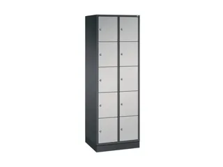 lockerkast,HxBxD 1950x620x500mm,2x5vakken,cil.-slot,sokkel - 2