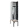 locker met bank,HxBxD 2120x400x815mm,1vak,vak B 400mm,draaigrendel