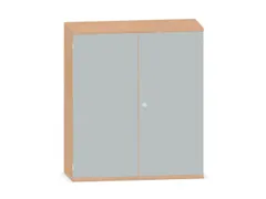 Kantoorkast 1150x1000x430mm Romp Beuken Decor Front Lichtgrijs