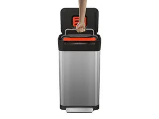Pedaalemmer Intelligent Waste Titan mat RVS Zwart 30 liter - 3