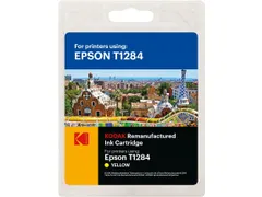 185E012804 Kodak Epson T1284 SX Inkt geel rebuilt 260pag Blister 3,5ml