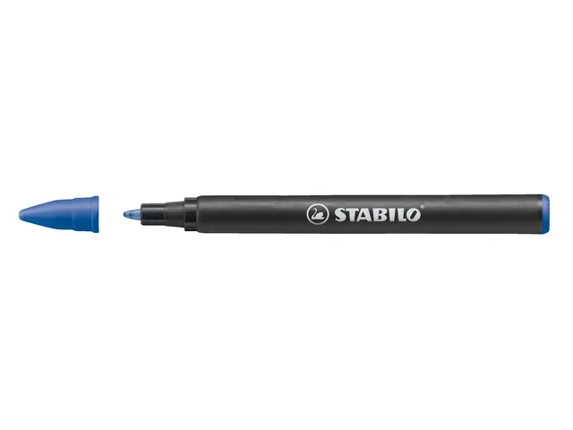 Rollerpenvulling STABILO Easyoriginal fijn blauw doosje à 20 stuks