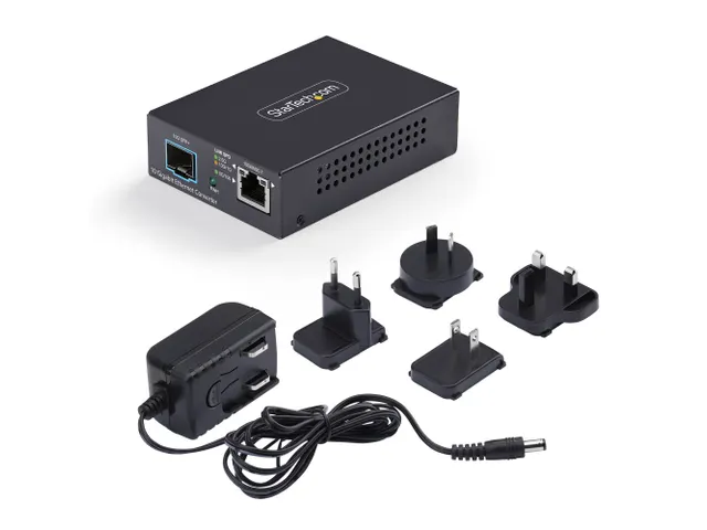 StarTech.com 10GbE Multi-Gigabit Open SFP+ Glasvezel Media Converter