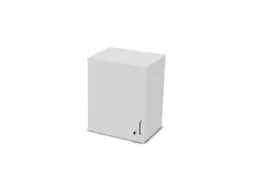 opzetkast v. kast met openslaande deuren Bl-wit 740x600x445mm