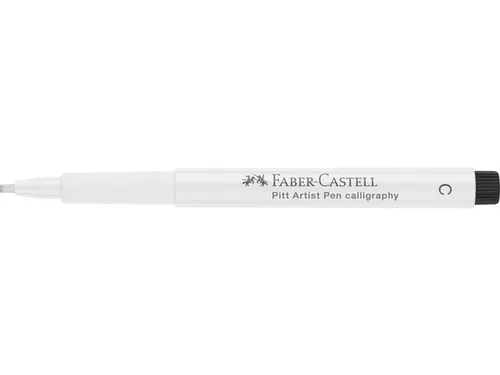 Kalligrafiepen Faber-Castell Pitt C 101 wit