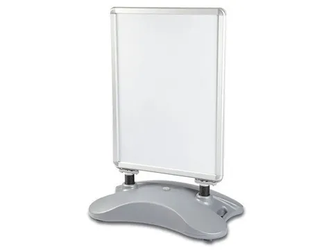 Stoepbord Seco A0 swing zilver weerbestendig