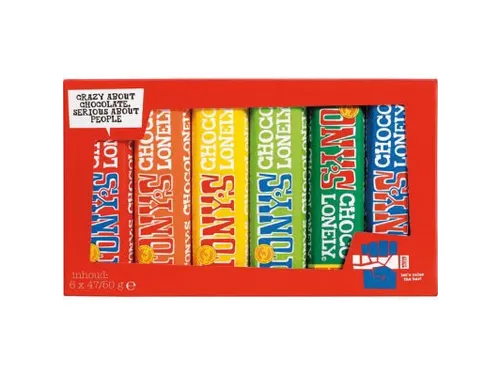 Proeverijtje 47/50g chocoladereep mix 6 stuks