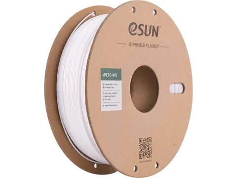 eSUN 3D Printer Filament ePETG+HS 1,75mm Wit 1kg