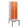 locker met bank,HxBxD 1950x600x815mm,2vak,vak B 300mm,cil.-slot