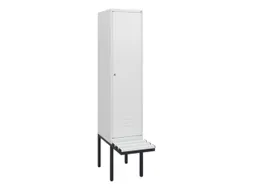 locker met bank,HxBxD 1950x400x815mm,1vak,vak B 400mm,cil.-slot