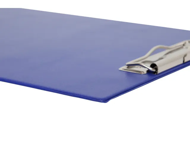 Klembord MAUL PVC folie Blauw A4 staand