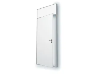 vleugeldeur,v. multifunctionele cabine,deurkozijn/raamkozijn RAL7035 - 2