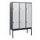 dubbeldekse locker,HxBxD 1950x1200x500mm,3x2vak.,vak B 400mm