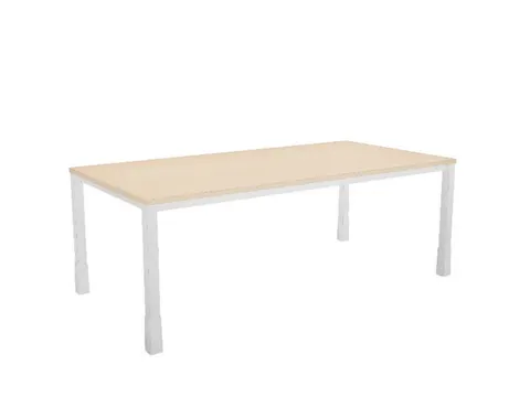 In hoogte verstelbaar bureau,HxBxD 720-840x2000x1000mm,NE-esdoorn