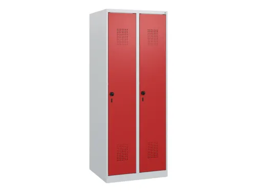 schoollocker,HxBxD 1530x600x500mm,2vak,vak B 300mm,draaigrendel