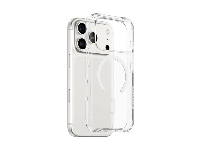 PanzerGlass CARE by Samba Case Transparent w. White MagSafe iPho