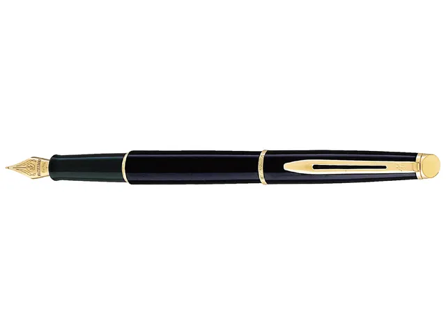 Vulpen Waterman Hémisphère Black Gold GT Fijn Blauwe inkt