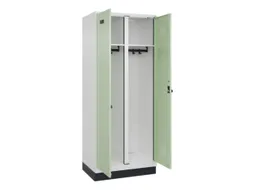 locker voor scheiding van kleding,HxBxD 1950x800x500mm,2vak