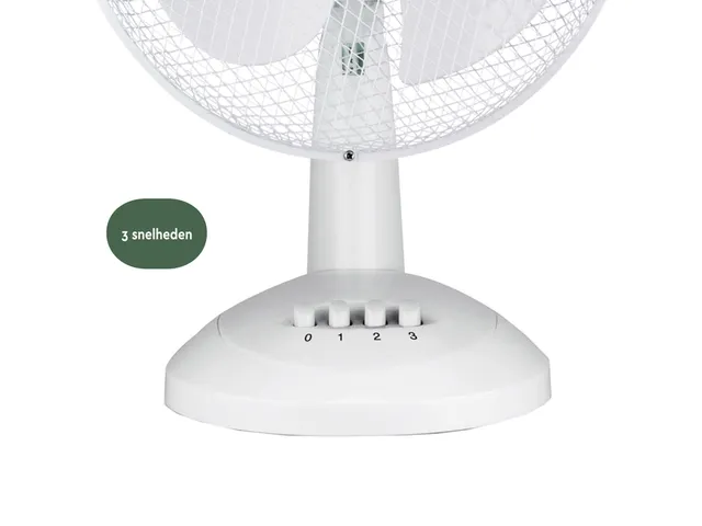 Tafelventilator BRASQ F400 Ø 30cm wit