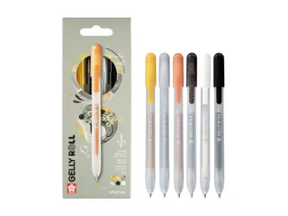 Gelschrijver Sakura Gelly Roll Special 08 klikfunctie set à 6 kleuren - 5